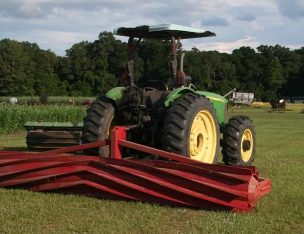 Figure 2. A ten-foot commercially available roller crimper for row crop production.