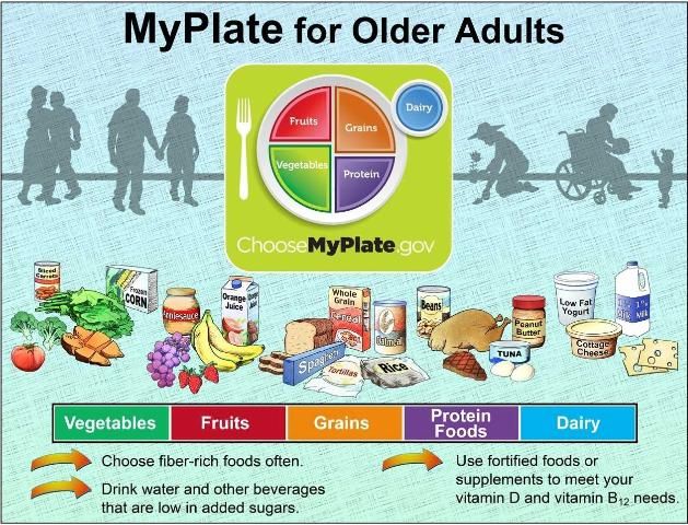 Figure 5A. MyPlate for Older Adults was developed by faculty at UF/IFAS.