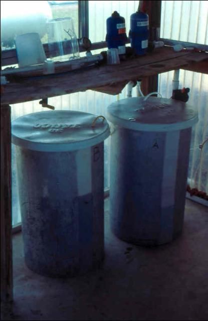 Figure 19. Nutrient stock tanks.