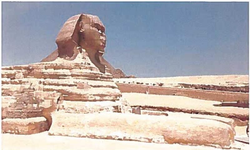 Figure 5. The Great Sphinx outside Cairo, Egypt.