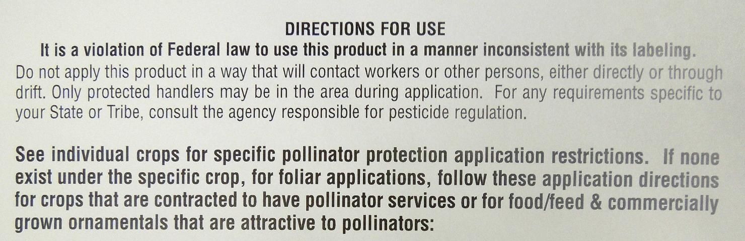 Figure 2. The directions for use section should be written so that the product will be used safely.