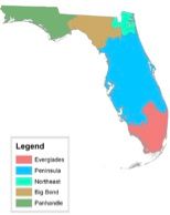 Figure 5. Bioregions of Florida.