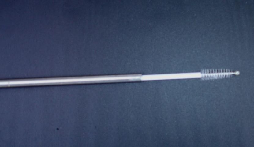 Figure 2. Cytology tool with cytobrush attached.