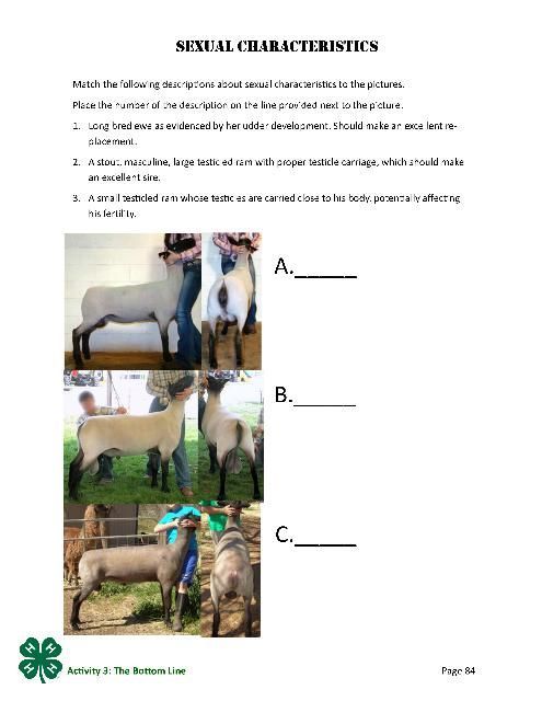 Sexual Characteristics, p. 84