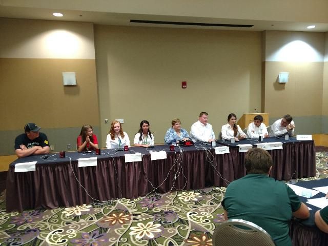 Figure 1. Florida youth at the 2018 National Guernsey Convention Dairy Quiz Bowl Contest.