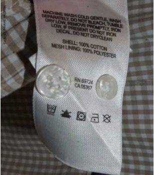 Extra buttons for a garment may be found sewn onto a tag within the garment. 