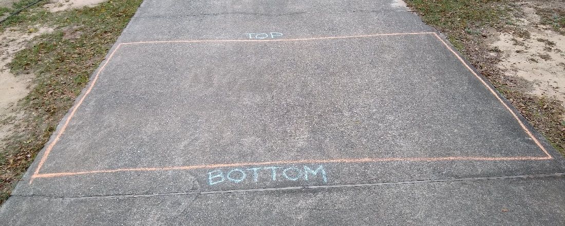 Figure 23 A rectangle large enough to dance inside.