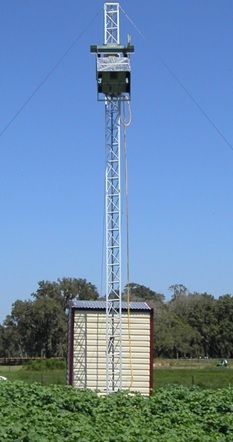 Figure 1. The University of Florida's C-band Microwave Radiometer system (UFCMR).