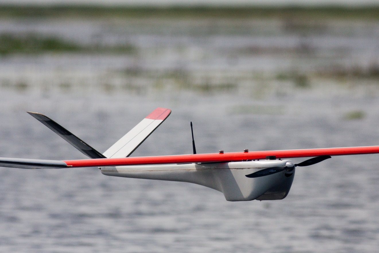 Example of a fixed-wing UAV (created by UF researchers, Gainesville, FL, US). 