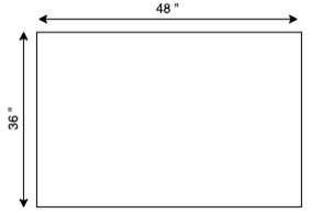 Poster dimensions. 