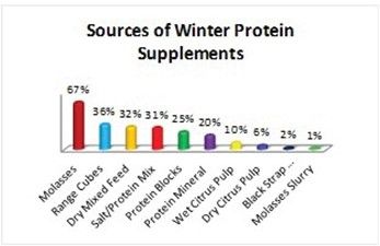 Sources of winter supplementation.