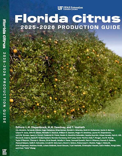 Figure 1. The cover of the 2020–2021 Florida Citrus Production Guide.
