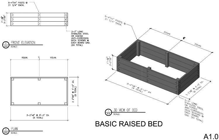 Figure 2. Raised beds can be elaborate and esthetically pleasing.