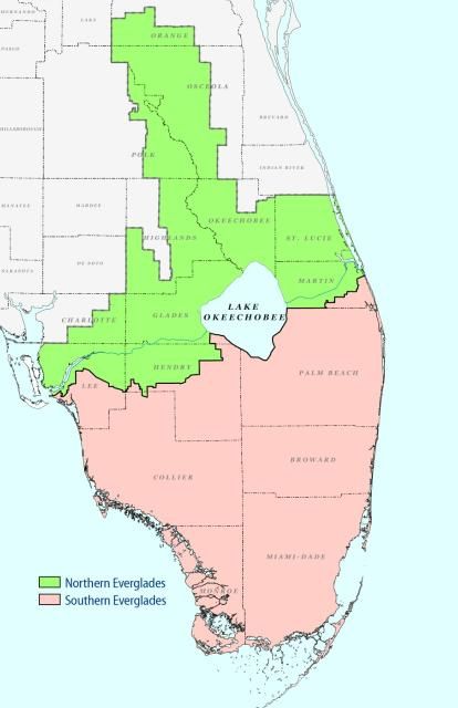 Figure 3. Everglades Ecosystem Map.