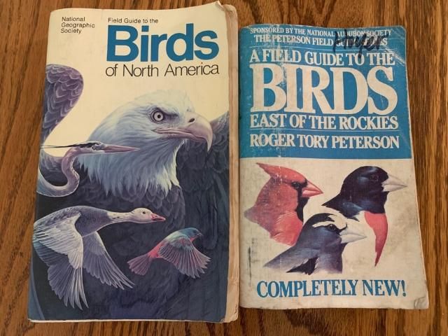 Figure 5. Much-used birding field guides used by Florida LAKEWATCH Director Mark Hoyer.