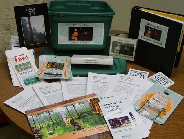 Figure 1. Producing the Wildland Fire Education Toolkit involved an assessment with fire and forestry experts, a needs assessment with interface residents, expert review of the materials, and a training workshop to ensure that a high quality program was produced.