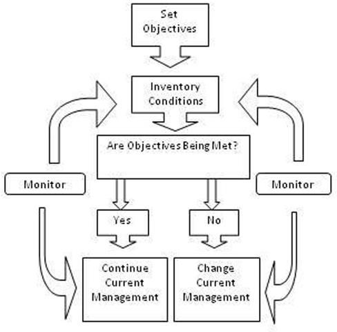 Figure 1. General Recreation Management Planning Framework (Hammitt, Cole, and Monz 2015).