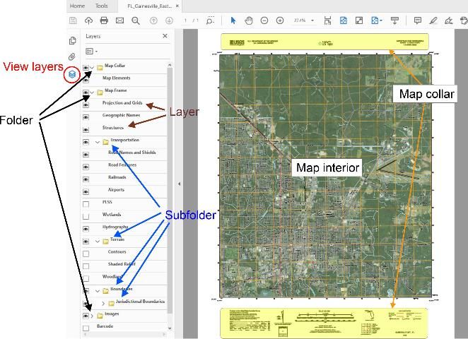 Figure 5. US Topo as seen in Adobe Acrobat Reader DC.