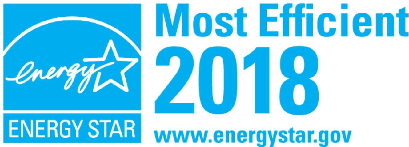 Figure 2. Sample ENERGY STAR® Most Efficient logo for use on qualified products.