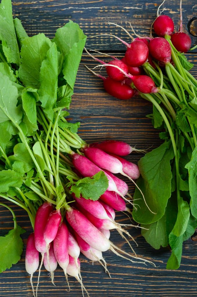 Specialty radishes.