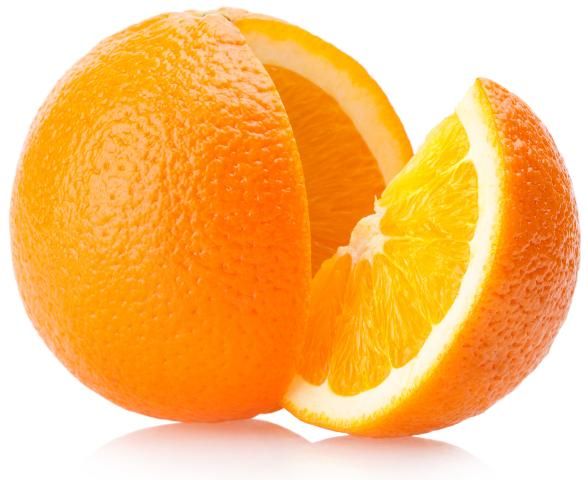 Figure 3. Just one medium size orange has almost enough vitamin C to fulfill the daily needs of an adult woman.