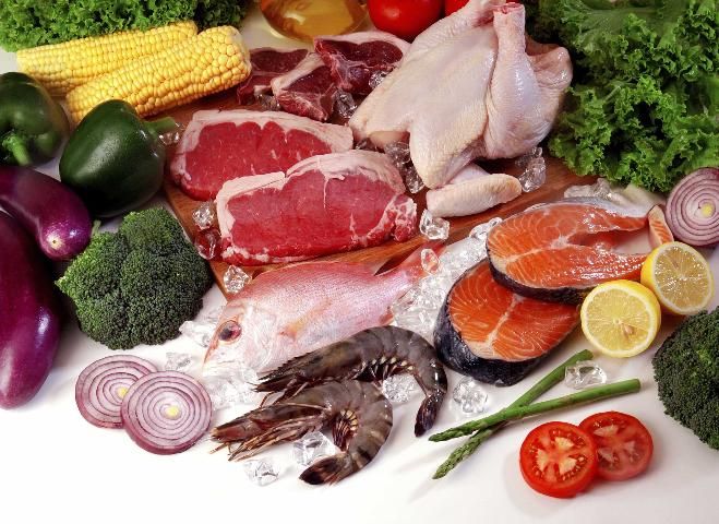 Figure 2. Meat, poultry, and fish are naturally rich sources of iron. The form of iron in these foods is well-absorbed.