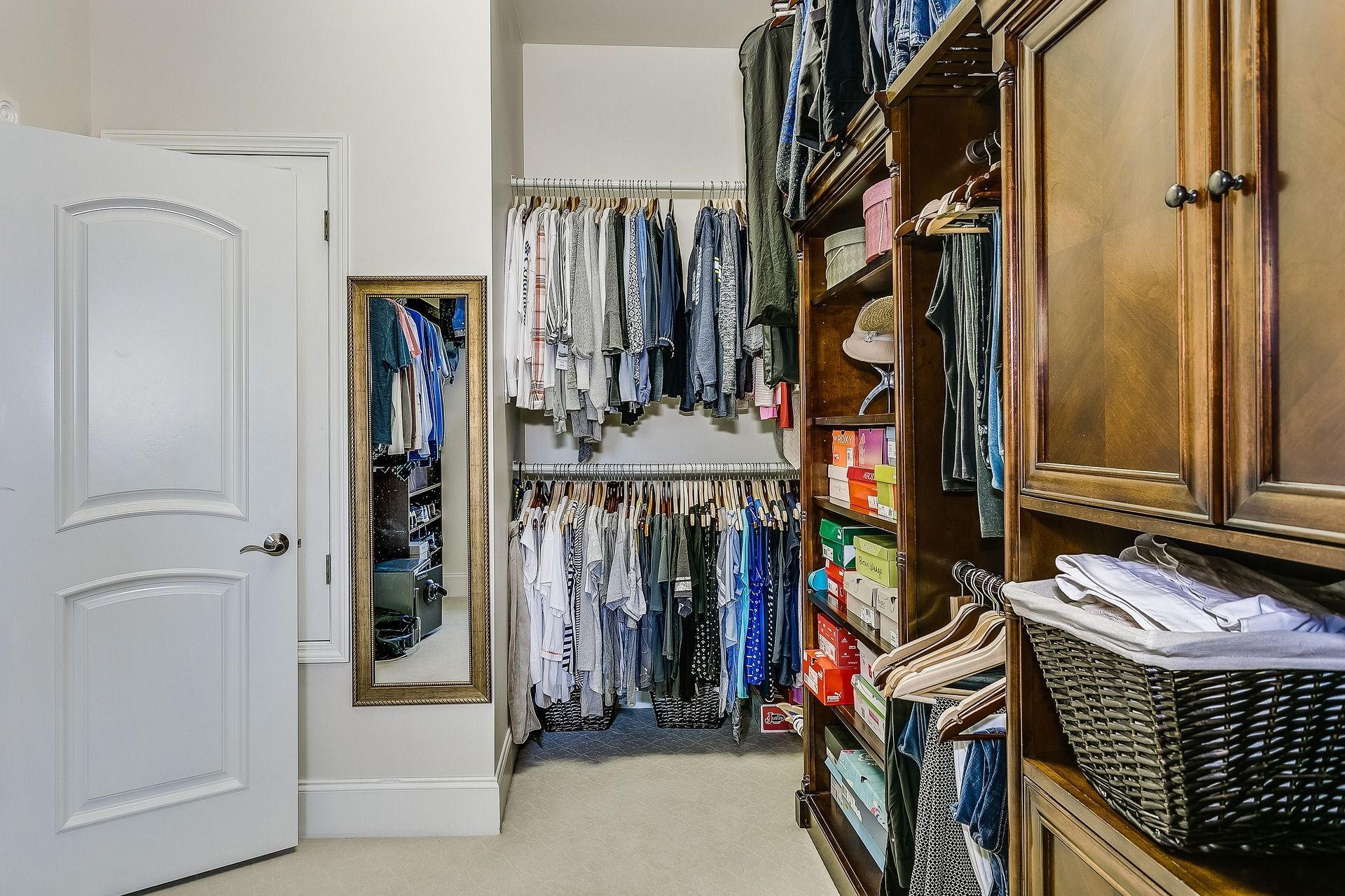 Only use shelves that you can easily reach to avoid the need for a step stool or ladder.