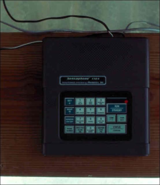Figure 24. Alarm device that phones owner of deviations in set environmental parameters.