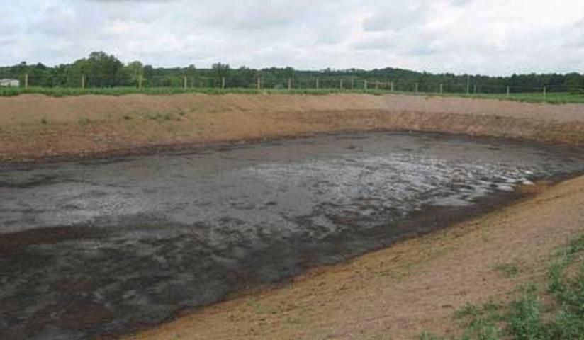 Figure 13. A dairy farm lagoon in upstate New York.