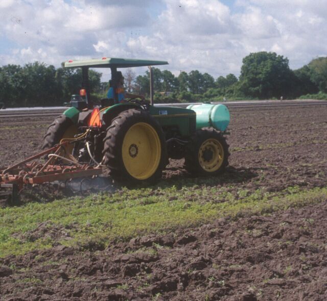 Figure 14. Use of field tillage operations to maintain a fallow condition within an agricultural field.