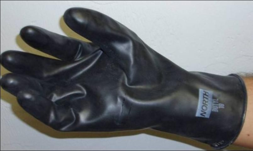 Figure 11. Butyl rubber gloves.