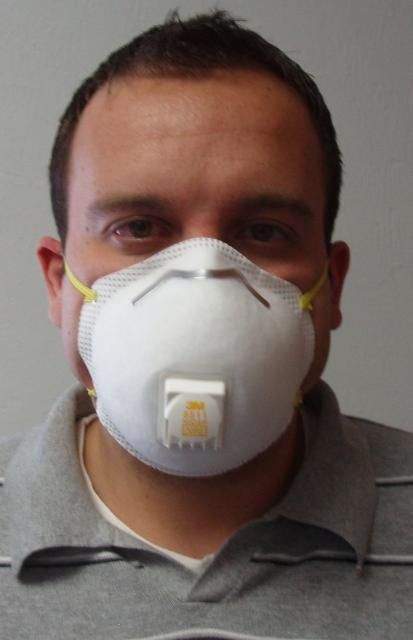 Figure 27. Respirador para polvo/niebla.