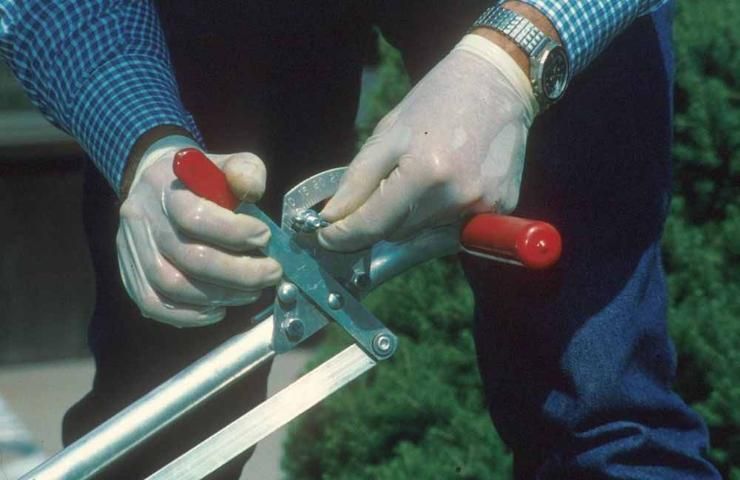 Figure 5. Las medidas del aplicadores granulares son descritas en la etiqueta de los productos para aplicar correctamente la dosis.