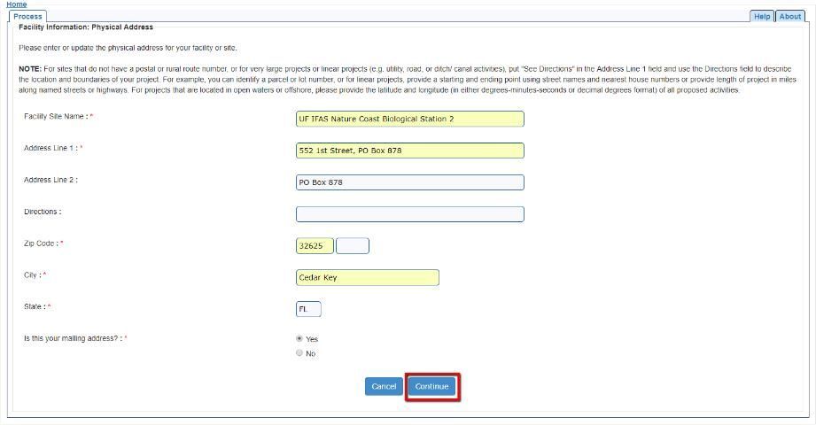 Sample page 6 of the Request for Verification of Exemption