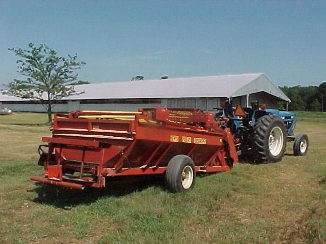 Figure 9. Manure spreader that can be used to apply manure for mulched vegetable crop production.