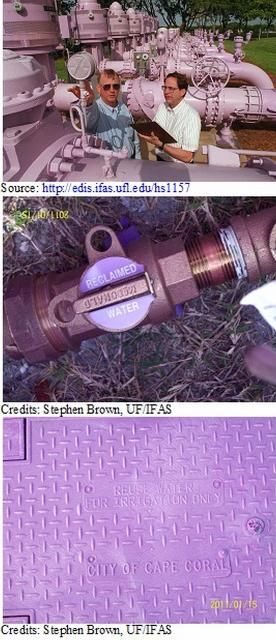 Figure 1. Reclaimed water transmission network.