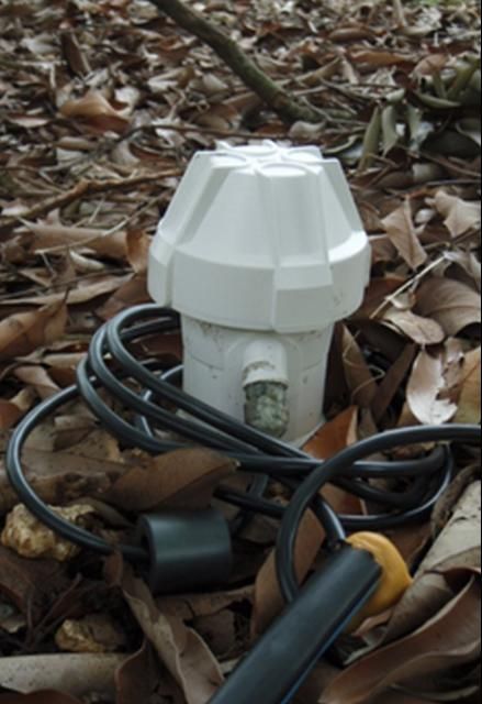 Multi-sensor capacitance probe installed in a south Florida grove. 