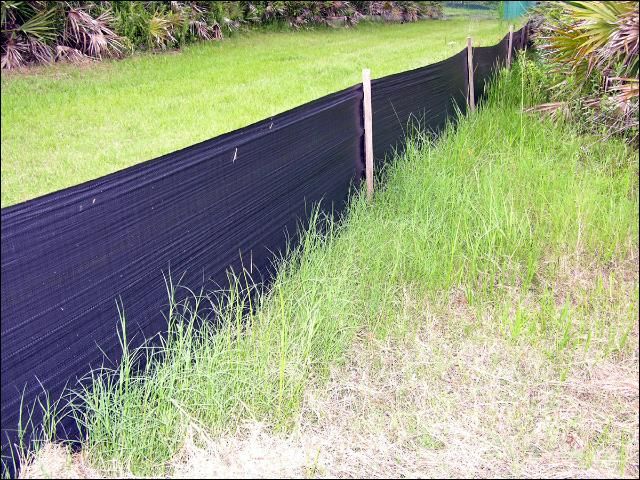 Figure 1. Snake barrier fence.