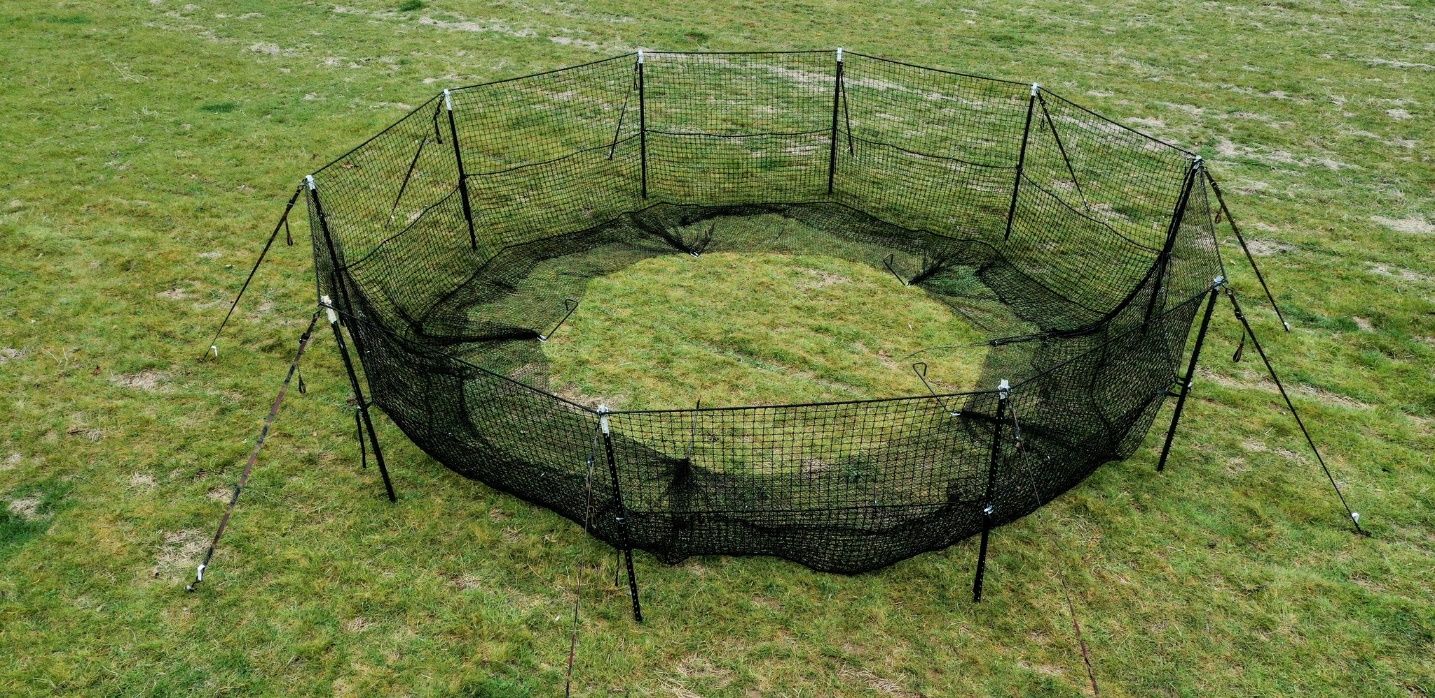 The mesh Pig Brig Trapping System. 